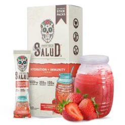 Salud Hydration + Immunity Strawberry Electrolyte Drink Mix - 6pk/0.21 Oz Packet Sticks -Grocery Sales GUEST 4cb33a99 3c83 417a 8078 5b9455c45755
