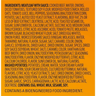 Lean Cuisine Protein Kick Frozen Meatloaf With Mashed Potatoes Microwave Meal - 9.375oz 4 Lean Cuisine Protein Kick Frozen Meatloaf With Mashed Potatoes Microwave Meal - 9.375oz - Image 2