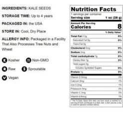 Kale Seeds For Sprouting - By Food To Live 14 Kale Seeds For Sprouting - By Food To Live -Grocery Sales GUEST 505538f0 fe70 45d7 aaab e8a4123652ce