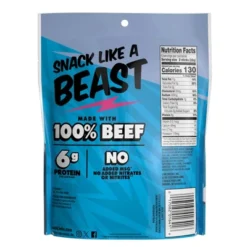 Jack Link's MrBeast Zero Sugar Mini Beef Sticks Original - 6oz/12ct