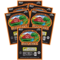 Buffalo Bills 2.6oz Double Habanero Country Cut Beef Jerky - Six 2.6oz Packs -Grocery Sales GUEST 533a3b2c 8874 4112 acc8 ba7e06dd6f6e