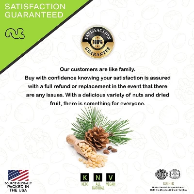 Premium Pine Nuts All Natural, Kosher, Vegan, Raw Pignolias By Nut Cravings 4 Premium Pine Nuts All Natural, Kosher, Vegan, Raw Pignolias By Nut Cravings - Image 2