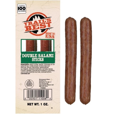 Trail's Best 1oz Double Salami 15-ct Tubs - 4 Tubs 4 Trail's Best 1oz Double Salami 15-ct Tubs - 4 Tubs - Image 2