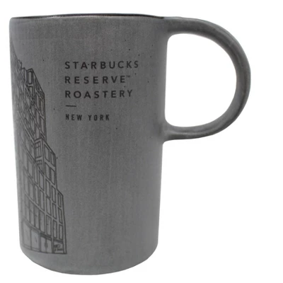 Starbucks Reserve Roastery New York Ceramic Mug, 10 Oz (Cement Grey) 4 Starbucks Reserve Roastery New York Ceramic Mug, 10 Oz (Cement Grey) - Image 2