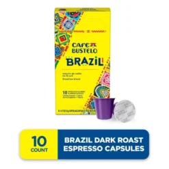 Café Bustelo Brazil Dark Roast Espresso Capsules - 10ct
