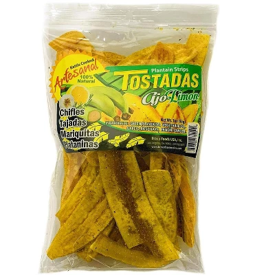 3 Pack Homemade Plantain Chips – Garlic Lemon Flavor | Bravo Foods 3 3 Pack Homemade Plantain Chips – Garlic Lemon Flavor | Bravo Foods