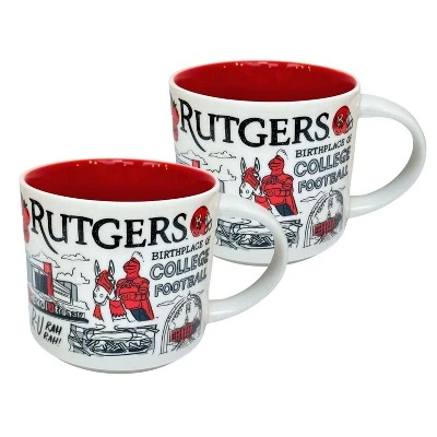 Starbucks Been There Series Rutgers College Ceramic Mug, 14 Oz (2-Pack) 9 Starbucks Been There Series Rutgers College Ceramic Mug, 14 Oz (2-Pack) - Image 7