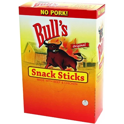 Bull's 0.25oz Original Sticks (No Pork) 100-ct Boxes - 2 Boxes 4 Bull's 0.25oz Original Sticks (No Pork) 100-ct Boxes - 2 Boxes - Image 2