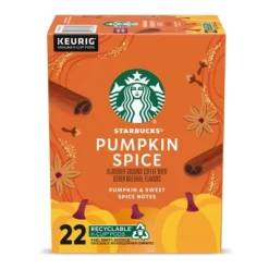 Starbucks Pumpkin Spice Flavored Light Roast Keurig K-Cup Coffee Pods - 22ct 19 Starbucks Pumpkin Spice Flavored Light Roast Keurig K-Cup Coffee Pods - 22ct -Grocery Sales GUEST 5eb0891b b28d 4e65 93ce 152bfa3eabd7