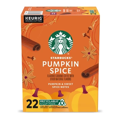 Starbucks Pumpkin Spice Flavored Light Roast Keurig K-Cup Coffee Pods - 22ct 11 Starbucks Pumpkin Spice Flavored Light Roast Keurig K-Cup Coffee Pods - 22ct - Image 9