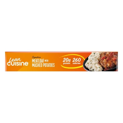 Lean Cuisine Protein Kick Frozen Meatloaf With Mashed Potatoes Microwave Meal - 9.375oz 8 Lean Cuisine Protein Kick Frozen Meatloaf With Mashed Potatoes Microwave Meal - 9.375oz - Image 6