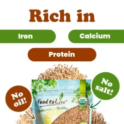 Organic Toasted Hulled Sesame Seeds – By Food To Live 13 Organic Toasted Hulled Sesame Seeds – By Food To Live -Grocery Sales GUEST 60f9d6b1 6cbb 431b 9f58 162bdb540ab4