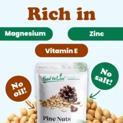 Dry Roasted Pine Nuts - By Food To Live -Grocery Sales GUEST 6200f009 981e 461c aedc 927f7ca5112e