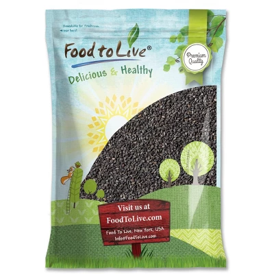 Dry Roasted Black Sesame Seeds - By Food To Live 10 Dry Roasted Black Sesame Seeds - By Food To Live - Image 8