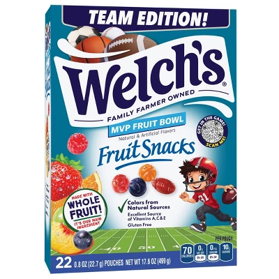 Welch's Fruit Snacks - 17.6oz/22ct 7 Welch's Fruit Snacks - 17.6oz/22ct - Image 5