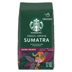 Starbucks Dark Roast Ground Coffee — Sumatra — 100% Arabica — 1 Bag (12 Oz.) -Grocery Sales GUEST 66fa68ec 34be 405f a477 65024702d549