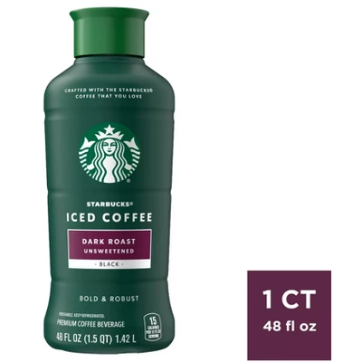 Starbucks Unsweetened Dark Roast Iced Coffee - 48 Fl Oz 5 Starbucks Unsweetened Dark Roast Iced Coffee - 48 Fl Oz - Image 3