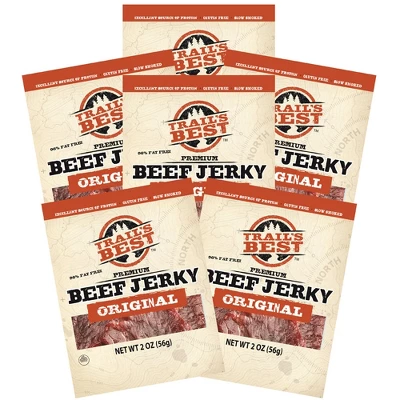 Trail's Best Original Beef Jerky 2oz Packs - 6 Packs 7 Trail's Best Original Beef Jerky 2oz Packs - 6 Packs - Image 5