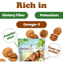 Jumbo Walnuts In Shell - By Food To Live -Grocery Sales GUEST 6958bf8d 2cc7 4ba3 93f0 9102178c209c