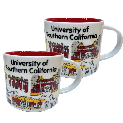 Starbucks Been There Series Campus Collection University Of Southern California Ceramic Mug, 14 Oz (2-Pack) 7 Starbucks Been There Series Campus Collection University Of Southern California Ceramic Mug, 14 Oz (2-Pack) - Image 5