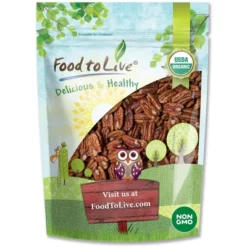 Organic Dry Roasted Pecan Halves - By Food To Live -Grocery Sales GUEST 709f9bc6 b290 407a 8d90 c38eaa0dfccb