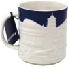 Starbucks Collector Relief Series Hangzhou Ceramic Mug, 16 Oz