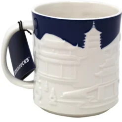 Starbucks Collector Relief Series Hangzhou Ceramic Mug, 16 Oz