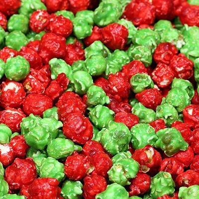 Holiday Red & Green Popcorn By It's Delish 3 Holiday Red & Green Popcorn By It's Delish