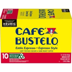 Café Bustelo Espresso Style Dark Roast Keurig K-Cup Coffee Pods - 10ct -Grocery Sales GUEST 7276a576 5d86 466a b828 a317124abbda