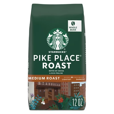 Starbucks Pike Place Roast Medium Roast Whole Bean Coffee - 12oz 7 Starbucks Pike Place Roast Medium Roast Whole Bean Coffee - 12oz - Image 5
