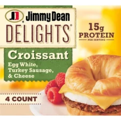 Jimmy Dean Delights Turkey Sausage, Egg Whites, & Cheese Frozen Croissant - 4ct -Grocery Sales GUEST 76f1da06 941c 4ea5 8e0b 5b666f879fa0