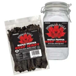 Buffalo Bills Maple Pepper Beef Jerky 1 Bag Starter Kit (1 Bag And 1 Jar) -Grocery Sales GUEST 7a5d61d8 281b 4e62 a95e 393d3f97b41f