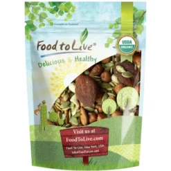 Organic Active Life Trail Mix — Raw And Non-GMO Snack Mix Contains Cashews, Pumpkin Seeds, Apricots, Hazelnuts, Almonds. Vegan, Kosher, Bulk -Grocery Sales GUEST 7adca6f2 e883 4867 a0d7 995e7d3aabd7