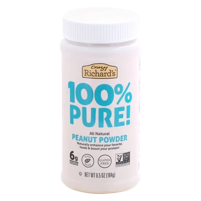 Crazy Richard's Peanut Powder - Case Of 6/6.5 Oz 3 Crazy Richard's Peanut Powder - Case Of 6/6.5 Oz
