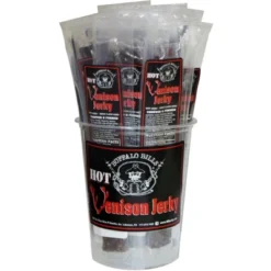 Buffalo Bills 25-ct Hot Venison Jerky Wrapped Strips (two 25-ct Tubs Of Venison Jerky Strips)