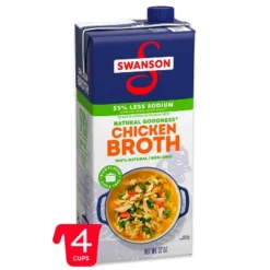 Swanson Natural Goodness Gluten Free 33% Less Sodium Chicken Broth - 32oz -Grocery Sales GUEST 7e4f78a0 927b 4d83 921a 3f487b7d5e4b