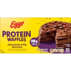 Eggo Frozen Protein Chocolate Chip Brownie Waffles - 12.3oz/10ct -Grocery Sales GUEST 7e971f06 8550 4a59 95fe 173a4ee338f7