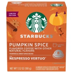 Starbucks By Nespresso Vertuo Line Pumpkin Spice Flavored Light Roast Coffee Pods -Grocery Sales GUEST 7f18cb9b 8362 4c8d a45e ec5f4e132584