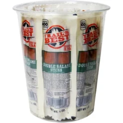 Trail's Best 1oz Double Salami 15-ct Tubs - 4 Tubs