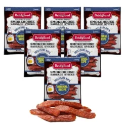 Bridgford Sweet Baby Ray’s Smokehouse Sausage Sticks Original 5 Oz - High Protein Smoked Sausage Sticks For Your Dietary Preferences -Grocery Sales GUEST 82c4d030 9915 4f21 b674 14647134faf9
