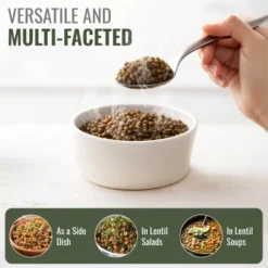 Straight From France French Green Lentils, All Natural Dry Lentils, Rich In Plant Based Protein And Dietary Fibers 30 Oz -Grocery Sales GUEST 82e430cc f38c 4faf 8e99 5b40b50a1b90