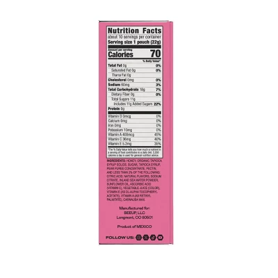 BEEUP Fruit Snacks Pink Lemonade - 7.76oz 3 BEEUP Fruit Snacks Pink Lemonade - 7.76oz