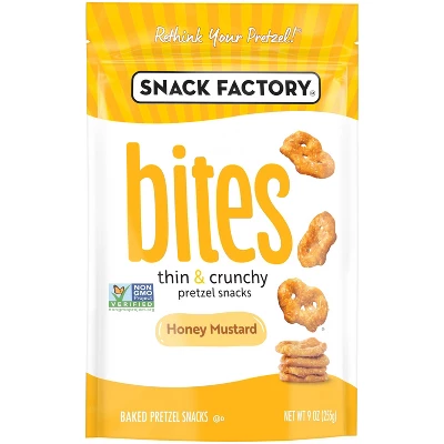 Snack Factory Bites - Honey Mustard - 9oz 5 Snack Factory Bites - Honey Mustard - 9oz - Image 3