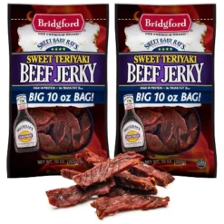 Bridgford Sweet Baby Ray’s Beef Jerky Sweet Teriyaki 10 Oz - High Protein Beef Jerky Teriyaki For On The Go Snacking And Busy Lifestyles -Grocery Sales GUEST 888a0c21 818d 49ef 8d13 cb798b5f7765