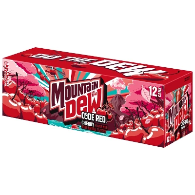 Mountain Dew Code Red Soda - 12pk/12 Fl Oz Cans 7 Mountain Dew Code Red Soda - 12pk/12 Fl Oz Cans - Image 5