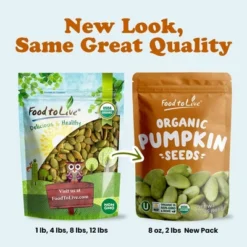 Organic Dry Roasted Pumpkin Seeds With Himalayan Salt - Non-GMO Kernels, Pepitas, Kosher, Vegan, No Shell -Grocery Sales GUEST 8c52ad76 233a 4c9d aa89 54b8c7b027aa