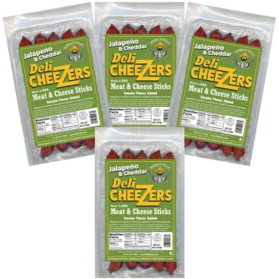 Buffalo Bills 8oz Jalapeno & Cheese Deli CheeZers (Meat & Cheese Sticks) - Four 8oz Packs 6 Buffalo Bills 8oz Jalapeno & Cheese Deli CheeZers (Meat & Cheese Sticks) - Four 8oz Packs - Image 4