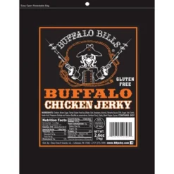 Buffalo Bills Buffalo Chicken Jerky 2.6oz Packs (3 Packs Of Chicken Jerky)
