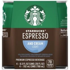 Starbucks Doubleshot Espresso Light Premium Coffee Drink - 4pk/6.5 Fl Oz Cans 9 Starbucks Doubleshot Espresso Light Premium Coffee Drink - 4pk/6.5 Fl Oz Cans -Grocery Sales GUEST 8e01f67a e18b 4b24 95a6 181d962f00bd