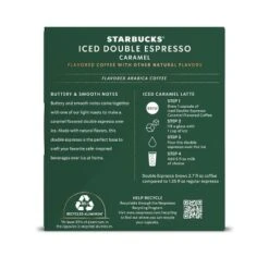 Starbucks By Nespresso Vertuo Line Iced Double Espresso Caramel Flavored Light Roast Coffee Pods -Grocery Sales GUEST 8fbd05aa 50da 4e96 9d84 dd2f46689a1a